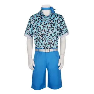 Movie Babie Cosplay Ken Costume Outfits New Halloween Carnival Party Costumes Tops Pants Suit Movie Uniform for Men