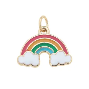 Rainbow Enamel Charm in Multi