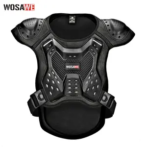 WOSAWE Kids Dirt Bike Body Chest Spine Vest Protective Gear Armor Jacket Cycling Skiing Protector