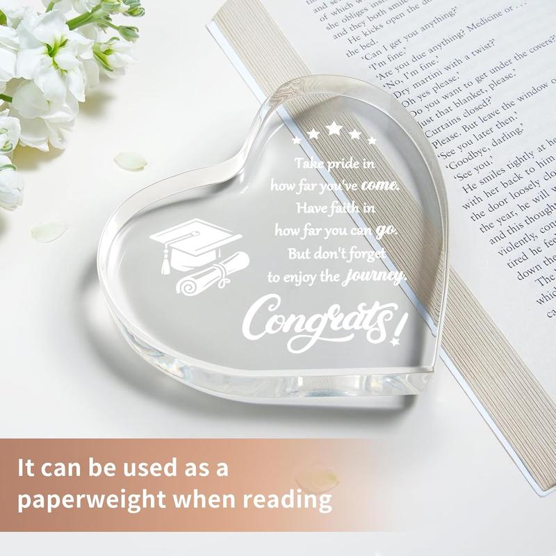 2025 Graduation Gift, Inspirational Acrylic Keepsake for Her or Him , College, Graduate Gift
