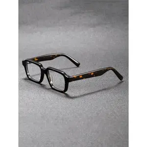 Elegant Unisex Acetate Frame Glasses, Anti-Blue Light, Lightweight & Durable, Perfect for Outdoor Sports, Travel, Beach, Music Festivals