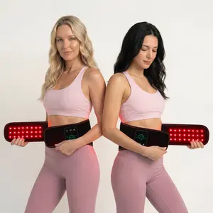 RICIAL Red Light Therapy Belt for Body Back & Abdomen - 650nm & 850nm Infrared Waist Wrap for Skin Glow & Muscle Relax Support - 5000mAh  Cordless Wrap with 3 Pulse Modes for Home Wellness