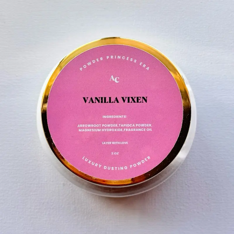 Talc-Free Dusting Powder - Smooth, Fluffy Cosmetic Body Care Powder with Scent Layer Boost for Daily Use