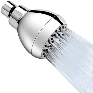 High Pressure Shower Head, Anti-clog Anti-leak Fixed Rain Shower Head with Adjustable Swivel Brass Ball Joint, Bathroom Shower Equipment, Rain Showerhead