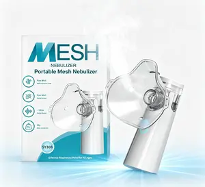 VROVIRE Portable Nebulizer for Adults & Kids, Handheld Mesh Nebulizer for Breathing Problems, Personal Cool Mist Steam Inhaler for Home and Travel Use (USB Rechargeable)