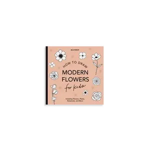 How To Draw Modern Flowers For Kids