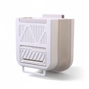 Wall Mounted Hanging Trash Can 10L – Space Saving Kitchen & Bathroom Waste Bin”