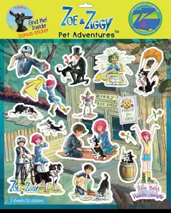 Zoe and Ziggy Pet Adventures Sticker Book