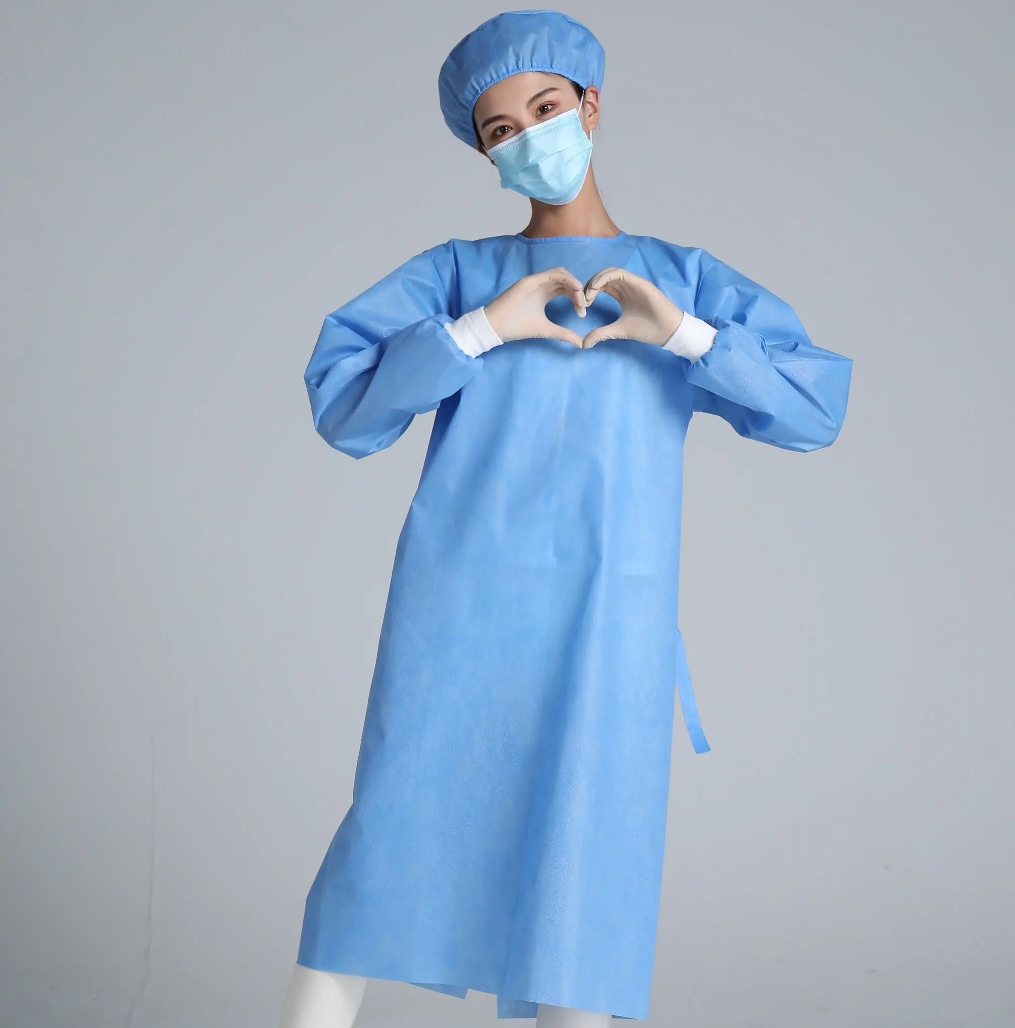Dental or Hospital Protective Isolation Gowns Knee Length 10PCS PACK or 100pcs Pack