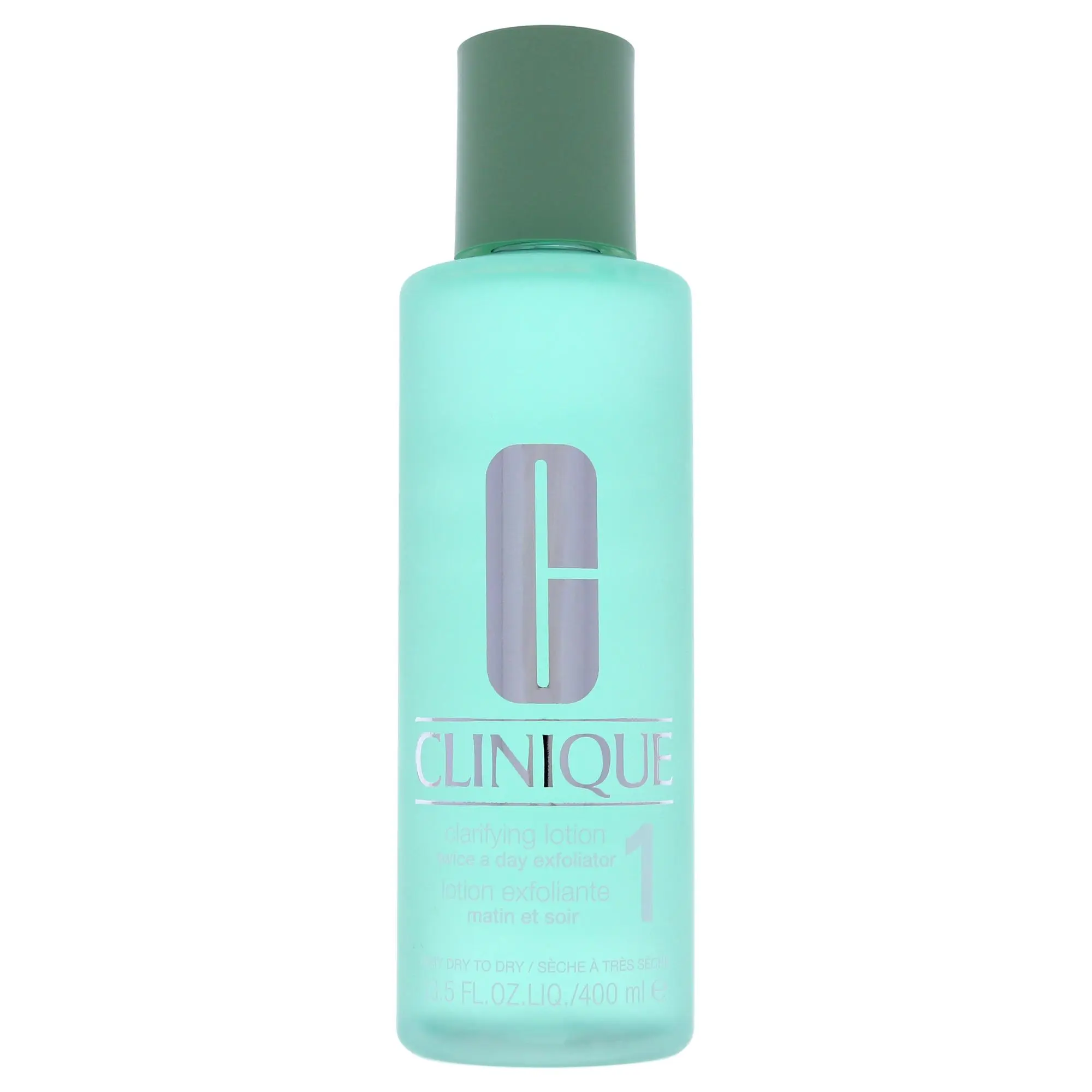 Clinique Clarifying Lotion 1 - Unisex Body Care Cosmetic for Very Dry to Dry Skin, 13.5 oz Daily Hydrating Moisturizing Lotion