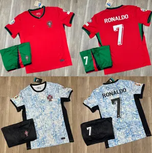 Portugal Inspired Home Soccer Jersey Set WC 2024, Premium Football Kit, Breathable Polyester Shirt & Shorts, Pro Match Style Uniform