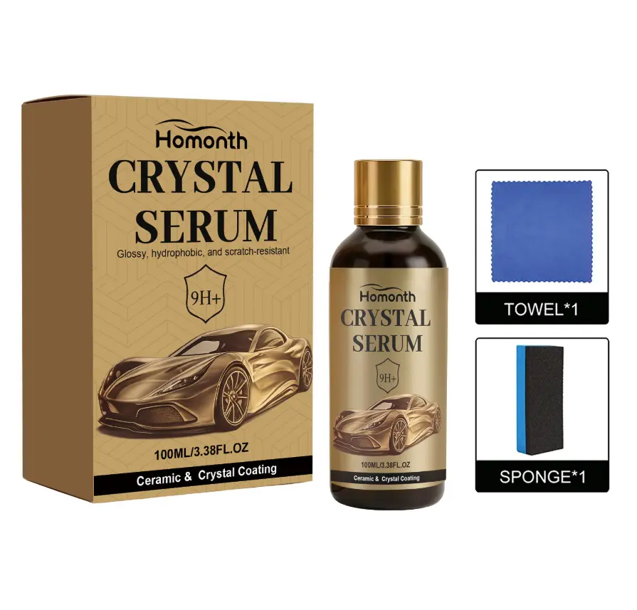 Homonth Automobile Ceramic Coating Kit - A Complete Set For Refreshing, Brightening, Anti-Slip And Convenient Maintenance Of Car Paint Surface
