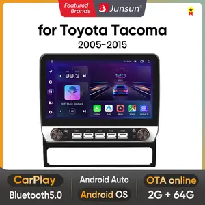 Android Car Radio Stereo for for Toyota Tacoma 2005-2015,10-Inch Touch Screen 2GB RAM 64GB ROM Supports CarPlay/Android Auto, Bluetooth, WiFi, GPS, FM/AM,Without Camera