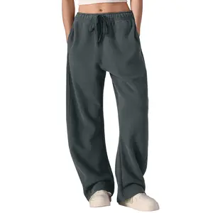 【US Shipping】FAIABLE Men's Joggers with Drawstring Closure,  Lightweight and Washable,  Versatile Sweatpants for Casual Wear, Featuring Convenient Pockets, Perfect Basic Sweatpants for Couples, Stylish and Comfortable Jersey Fabric for Everyday Use