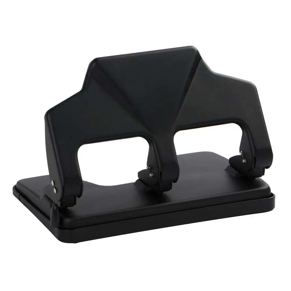 3 Hole Paper Punch, 1 Count Large Capacity Paper Punch with Large Debris Plate, Easy To Use Paper Hole Puncher for Office, Teaching and Home, Office Stationery Supplies, Office Accessories