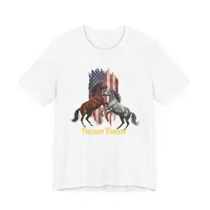 Freedom Forever Mustang Fight - Women's T-Shirt | Bella+Canvas 3001