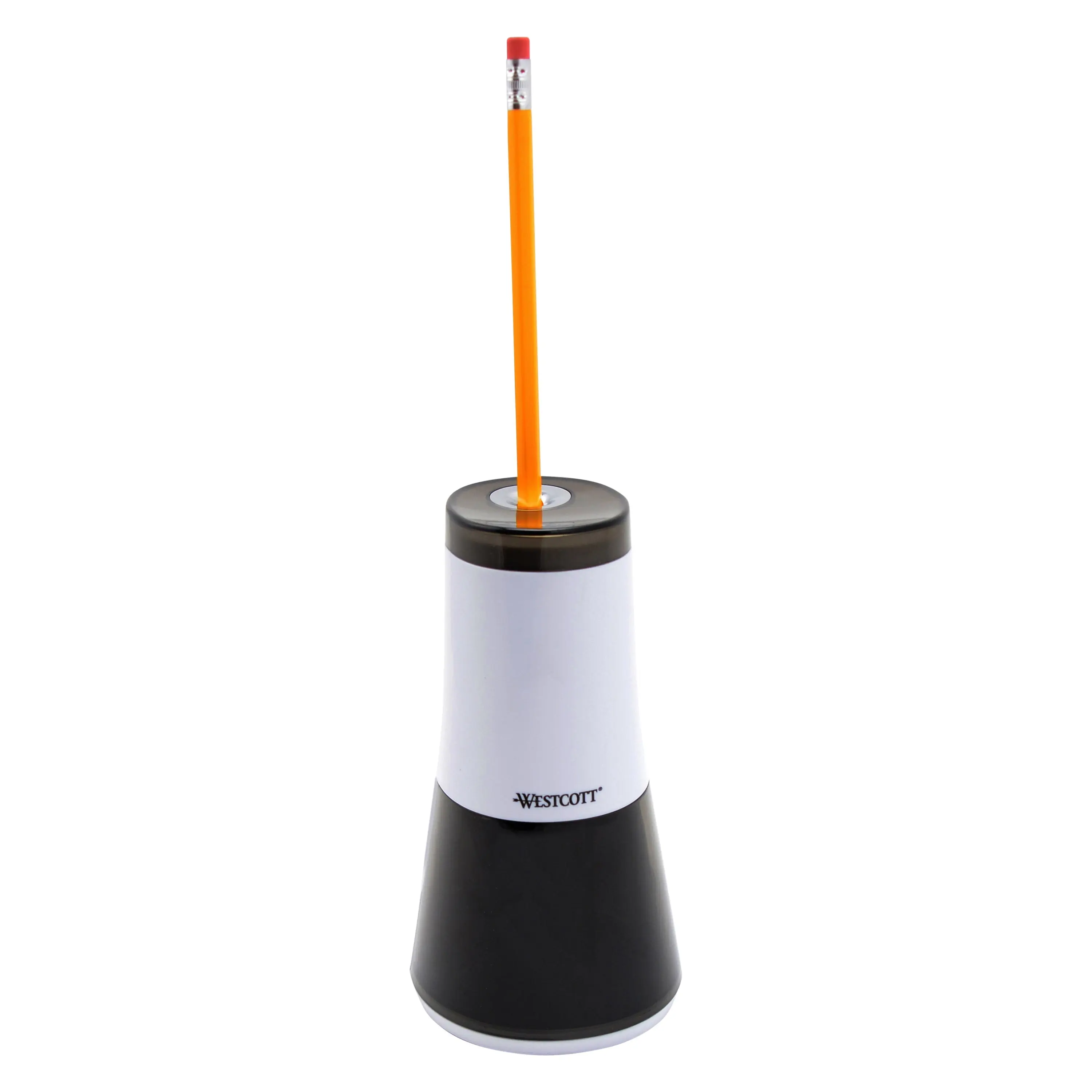 Westcott iPoint Curve Electric Pencil Sharpener, White (00947-PARENT)