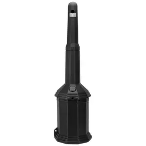 Mean yeah-Cigarette Butt Disposal Commercial Zone Smoker's Outpost Site Saver Cigarette Receptacle Black Durable Outdoor Use for Enhanced Safety Modern Discreet Design