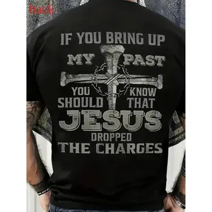 Stylish Men Graphic T-Shirt Comfortable Crew Neck Regular Fit Perfect For Sports And Casual Wear