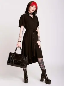 Embroidered Relics Short Sleeve Dress