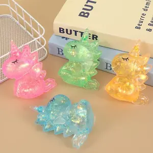 2PCS Unicorn Maltose Squishy Toy, Sensory Stress Relief Ball, Anti-Anxiety Hand Squeeze Fidget for Kids Adults baby squishy toy soft