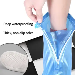 Thick Anti-Slip Waterproof Shoe Covers, High Elastic Wear-Resistant Protective Shoe Covers, Ideal for Rainy Weather, Outdoor Travel, Multi-Scene Use