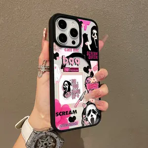 Magnetic Compatible Case for iPhone 16 E Pro Max 15 Plus 14 13 12 11 XS XR, Boo Call Aesthetic Aesthetic Print | Shockproof, Silicone, Lightweight, Scratch Resistant, and Trendy Protection