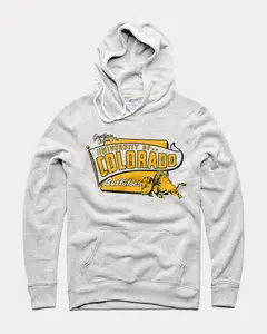 Vintage University of Colorado Buff Hoodie - Retro College Fan Gear, Cool Game Day Outfit, Game Day Fan Gear Pullover, Gifts for All, for Fans, Trending Us Streetwear, Viral on Tiktok Menswear