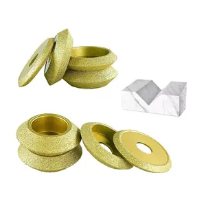 1PC Brazed Diamond V-Shaped Grinding Wheel Trimming Disc for Marble Granite Quartz Stone Stone Ceramic