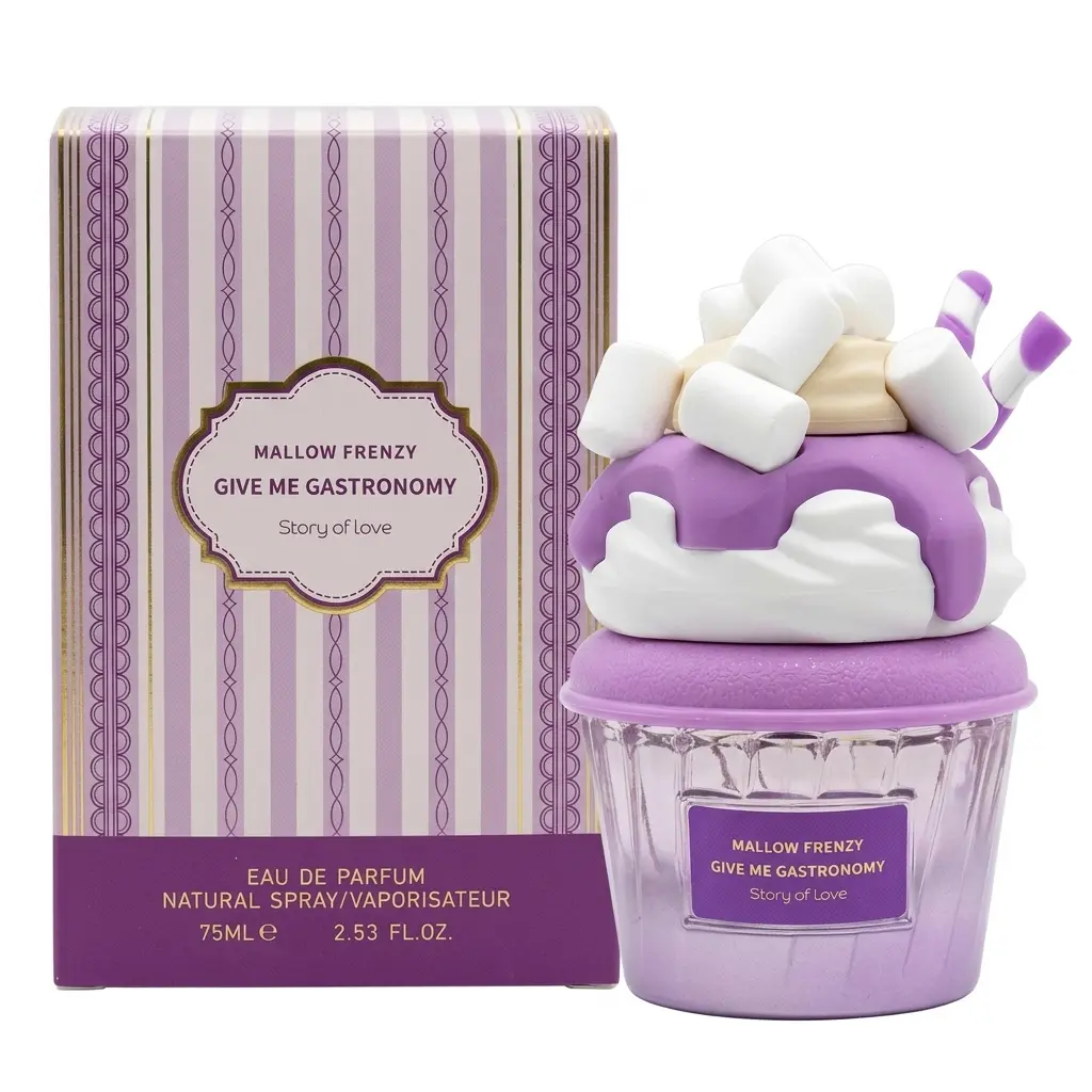 Story of Love Women's Eau De Parfum 75ml, Premium Sweet Gourmand Fragrance with Vanilla & Marshmallow Notes, Elegant Long Lasting Perfume, Luxury Dessert Inspired Bottle, Perfect Gift for Her
