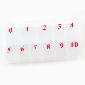 Empty Nail Tip Box Organizer - #M14