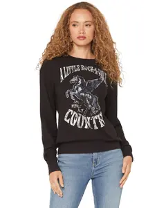 Idyllwind Women's Women'S Little Rock Lot Of Country Pullover Sweatshirt - Iwho24k55-Blk