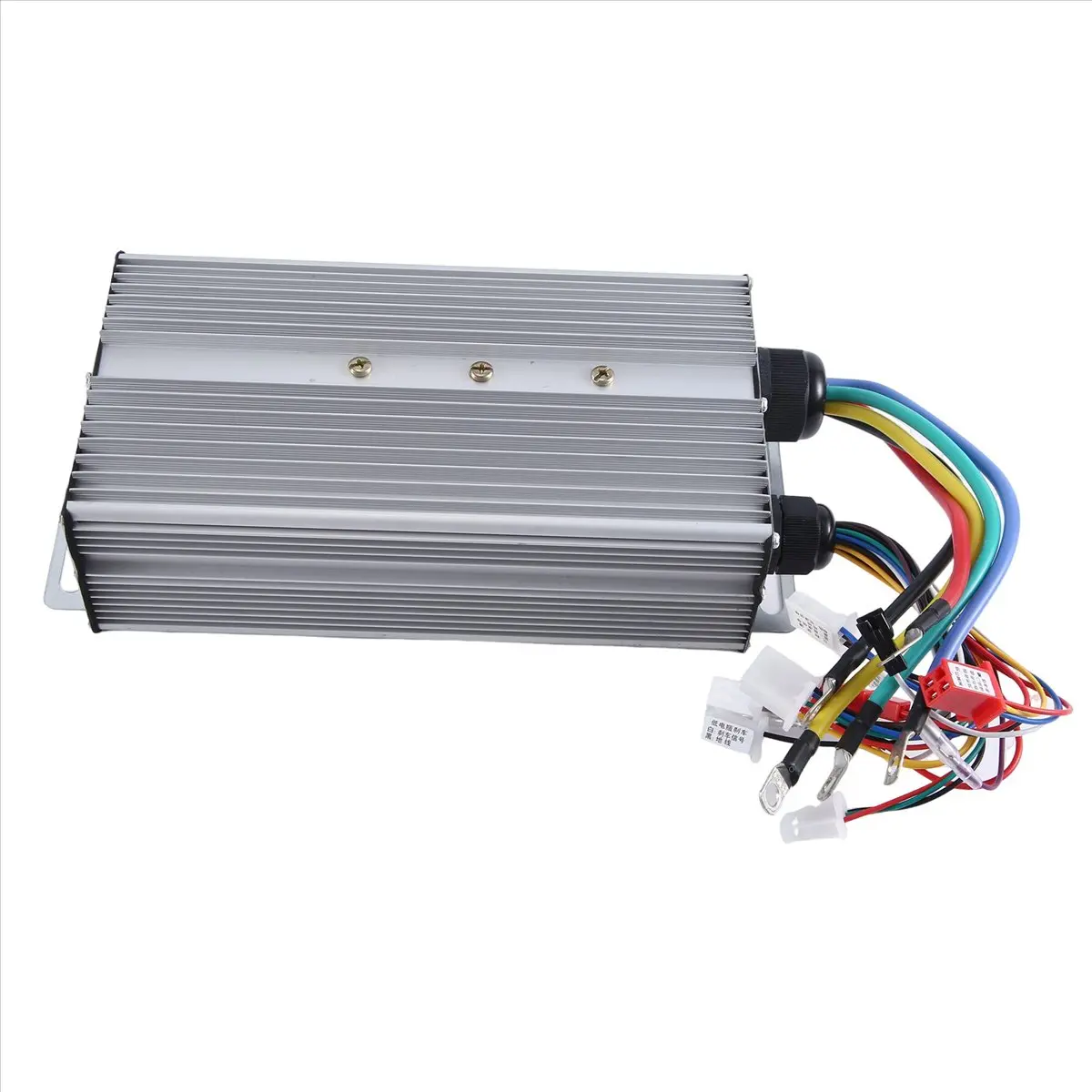 Sturdy Intelligent Brushless Voltage Controller for Electric Bicycles & Scooters, 48V-84V 3000W 24-Tube 80A Aluminum Alloy, Efficient Compact Thermal Management, Low Noise, Strong Climbing Ability (Household Appliance Part)