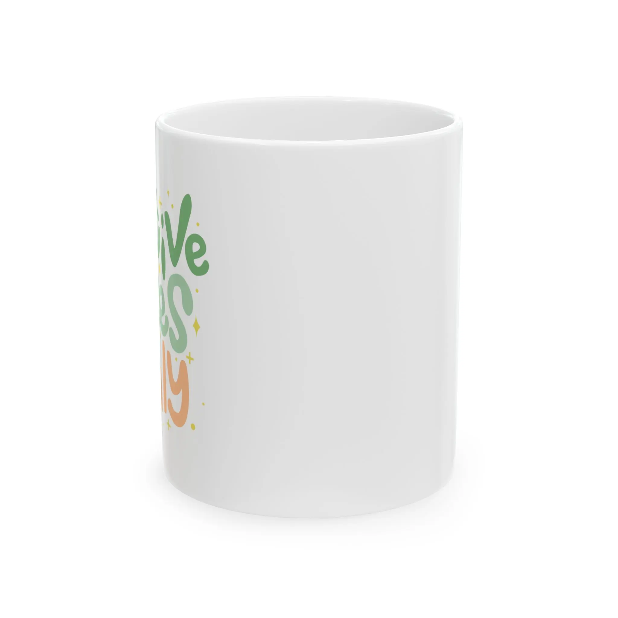 Reusable Ceramic Coffee Cup - Customized Drink Mug Available in 11oz, 15oz Sizes