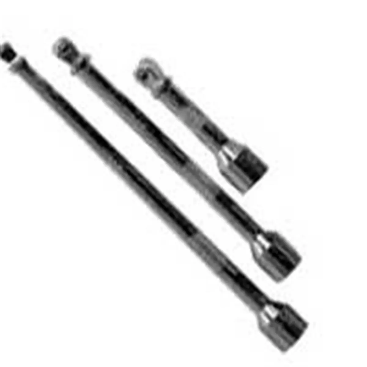 KEEN 3-Piece 1/4 Inch Heat-Treated Wobble Socket Extension Set, Three Pieces