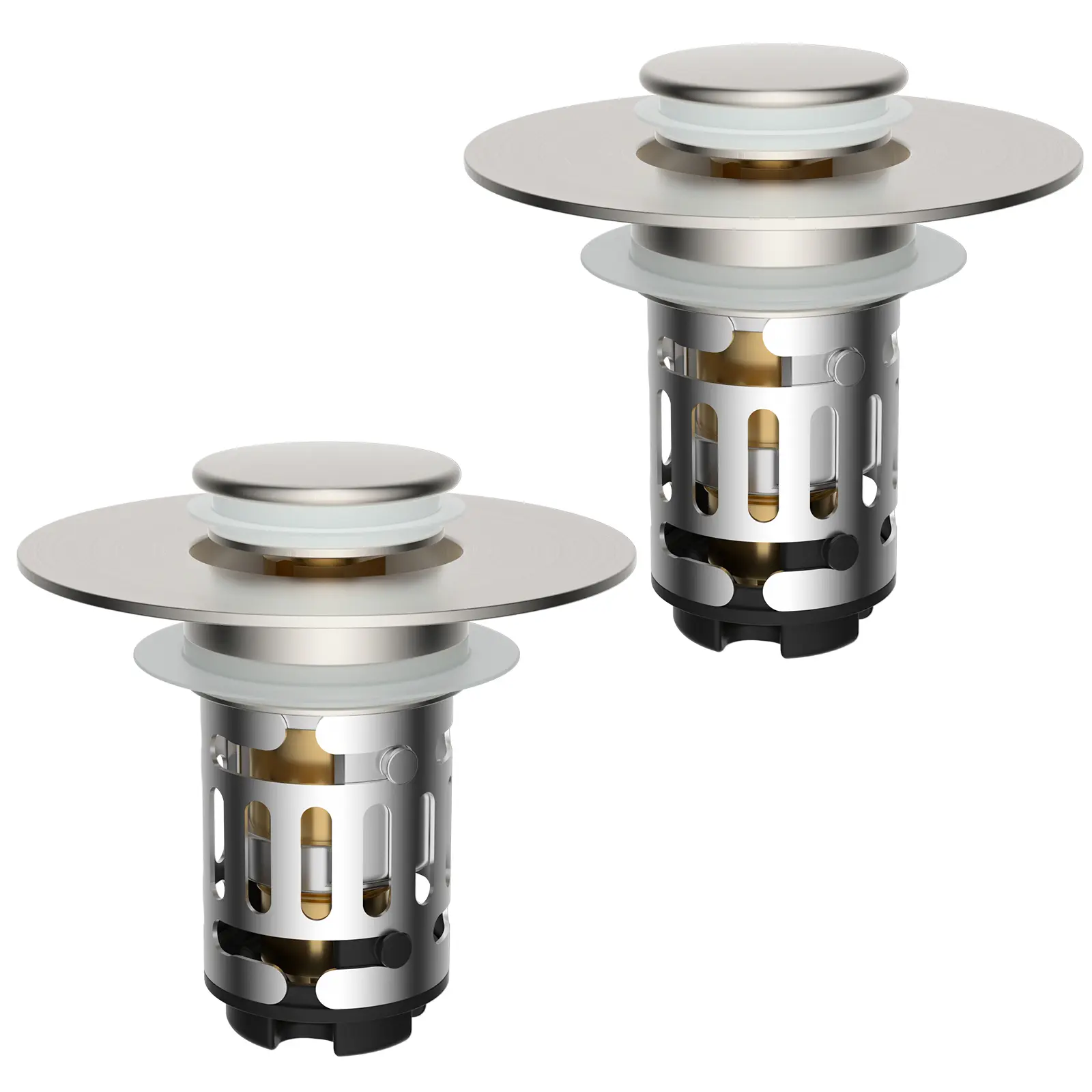 2 Pack - Brushed Nickel