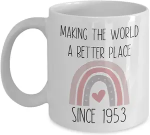 70th Birthday Gifts for Women Womens Gift for 70th Birthday Born 1953 Mug 70th Birthday present Cup for her 1953 Mug Gift for 70th