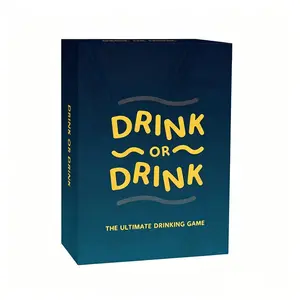 Keep drinking! The new drinking game cards, Drinking board games, let everyone join in a conversational drinking game. In a relaxed atmosphere, players can join in and enjoy a night full of laughter and friendship