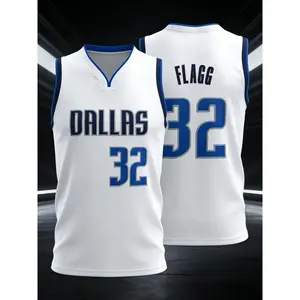 Men’s Embroidered Basketball Jersey, Crew Neck Mesh Sports Vest, Breathable Athletic Top, Full Digit Stitching, Casual Wear S–3XL