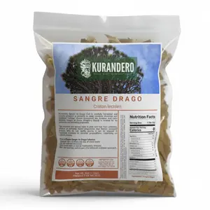 KURANDERO Sangre de Drago Tea 4 oz (113 g) – 100% Natural Hojas de Sangre de Drago, Herbal Aromatic Tea, Caffeine-Free, Non-GMO, Single Pack