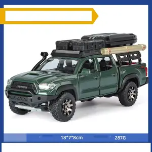 Toyota Tacoma Trd 4x4 Off-Road Pickup Alloy Model, Detailed Diecast Car Replica, Diecast Collectible, Perfect Gift for Collectors & Enthusiasts