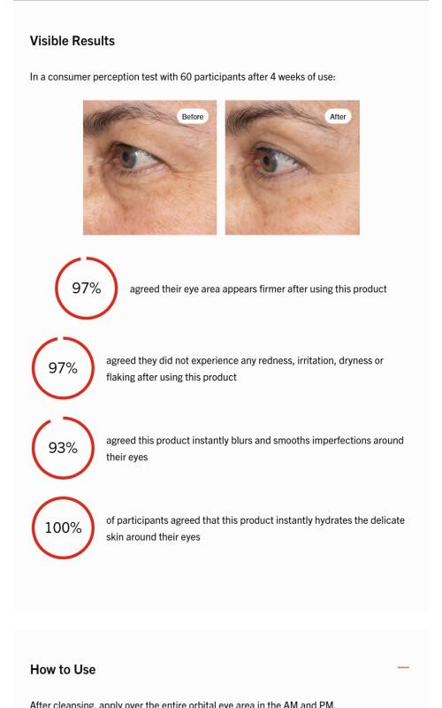 Ultra Repair Retinol Eye Cream with Retinol, Squalane + Ceramides