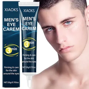 Men's 3-Minute Firming Eye Cream 20g, Moisturizing Plant Extracts, Glycerin, Instant Lift, Suitable for Oily Skin, Travel Essential