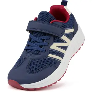 Boys Wide Toe Box Sneakers Girls Tennis Running Shoes Breathable Walking Trainers for Kids