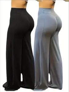 Women's Loose Straight Leg Pants, Soft Naked Feel, Casual Daily Wear, Wide Leg Yoga Pants, Sporty Fitness Outdoor