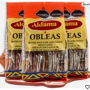 Aldama Obleas Caramel-Flavored Candy, 2-Piece Snack Serving per Order