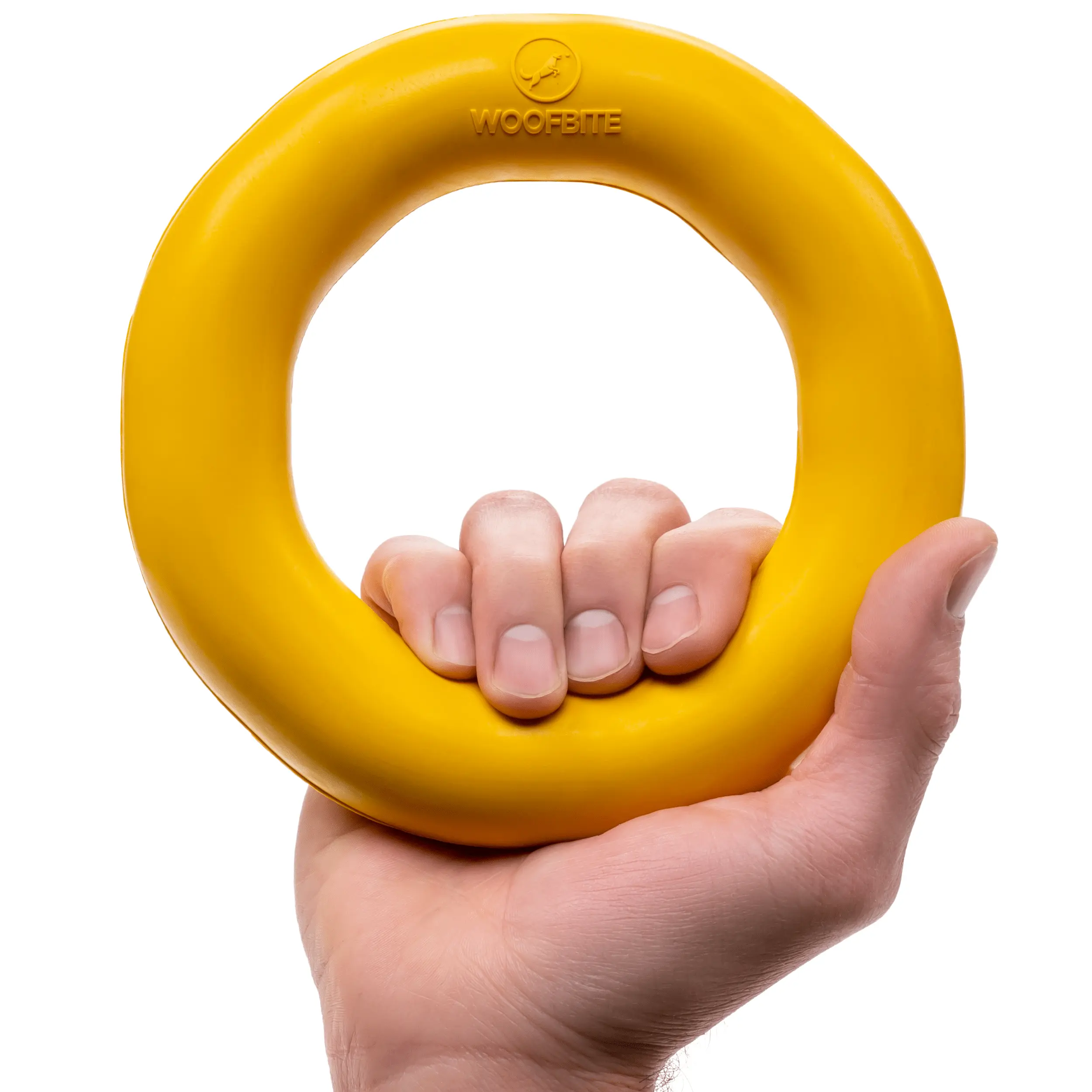 Monster K9 Indestructible Clutch Ring 5.5” – Tough Chew, Tug & Fetch Toy for Aggressive Chewers – Natural Rubber – Medium & Large Dogs – Lifetime Replacement