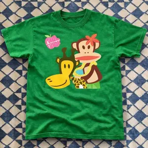 Paul Frank Julius Graphic Baby Tee – Y2K Vintage Cartoon Aesthetic Top