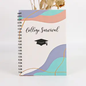 College Survival Gift Notebook, Creative Memory Journal, Unique Graduation Gift, Includes Coffee, Movies, Books, Travel Categories