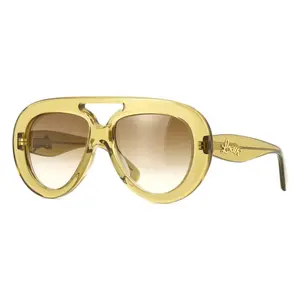 Pre-owned LOEWE ACETATE CURVY SUNGLASSES